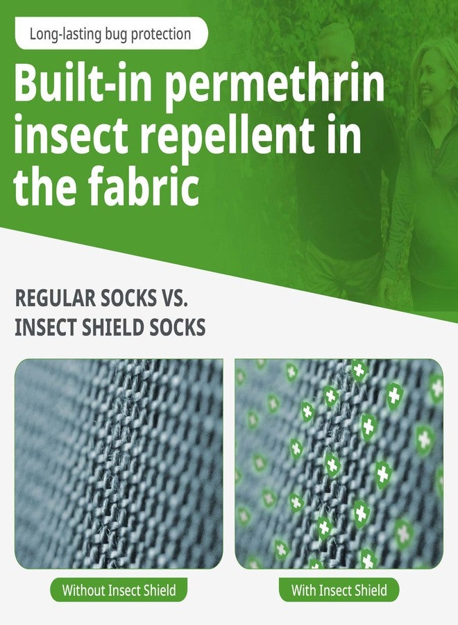 Insect Shield Golf & Sport Ankle Sock - Athletic Socks with Built-In Insect Protection & Footbed Cushioning for Men & Women, White, X-Large - Image 5